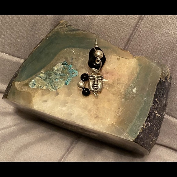 Designs by Janelle - Handmade Silver Wire Face Charm - Picture 6 of 13